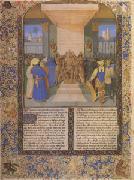 Jean Fouquet The Coronation of Alexander From Histoire Ancienne (after 1470) (mk05) Spain oil painting artist